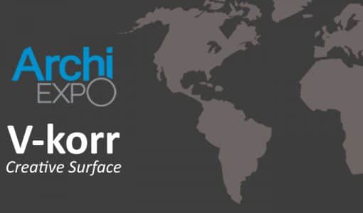 V-korr installe son stand Solid Surface sur ArchiExpo.com